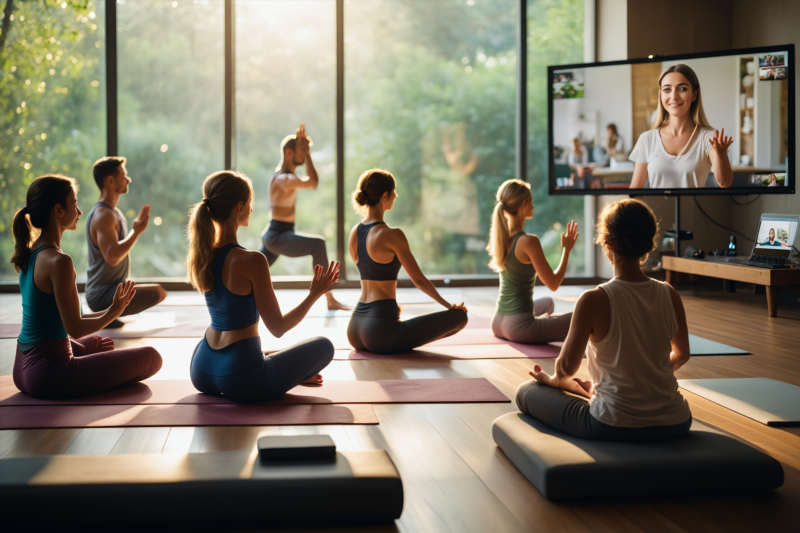 How Yoga Studios Can Thrive with Online and Hybrid Models